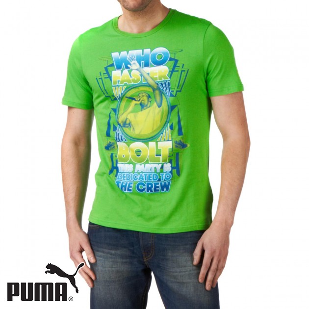 Mens Puma Usain Bolt Party T-Shirt - Classic
