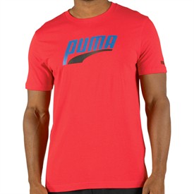 Mens Vault 02 T-Shirt Puma Red