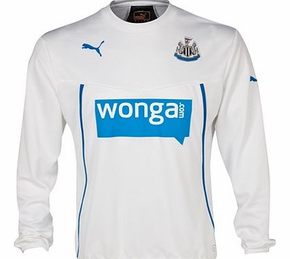 Newcastle United Sweatshirt - White/Dark Grey