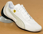Pace Cat SF (Ferrari) White Leather Trainers