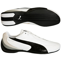 Pace Cat Trainers - White/Black.