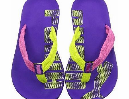 Puma  Womens Epic Flip Wns Color Blocking Flip-Flops Purple Violett (prism violet 02) Size: 7