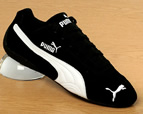 Speed Cat Black/White Suede Trainers