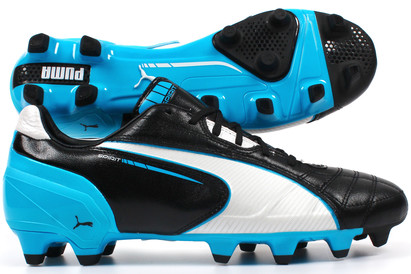 Spirit FG Football Boots Black/White/Blue