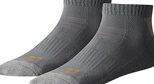 Puma Sports Socks Unisex Cell Multi-Sport Medium Quarter - Two Pair Pack, Tradewinds UK Size 6-8