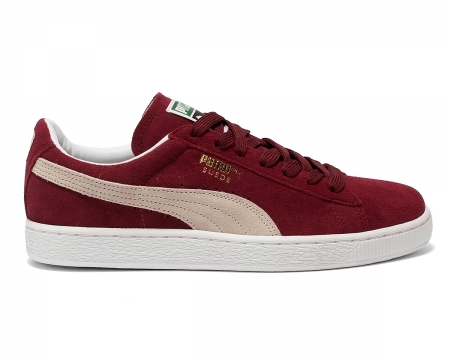Suede Classic Burgundy/Off-White Trainers