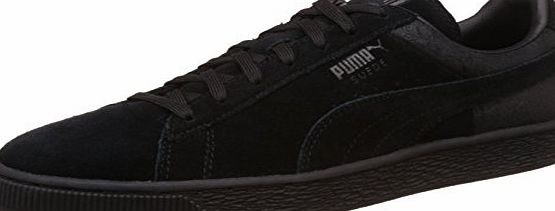 Puma Suede Classic Casual Emboss, Unisex Adults Low-Top Trainers, Black (Puma Black 01), 8 UK (42 EU)