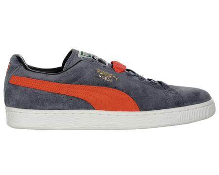 Suede Classic Navy/Red Trainers