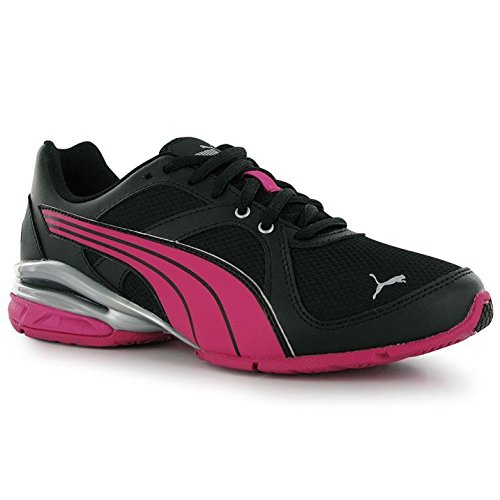 Surge Running Shoes Ladies Black/Beetroot 5 UK UK