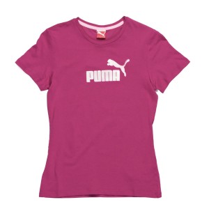 T-Shirts - Puma Burst Logo T-Shirt - Fuschia