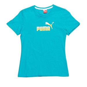 T-Shirts - Puma Flare Logo T-Shirt - Blue