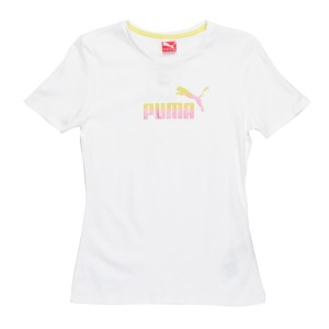 T-Shirts - Puma Flare Logo T-Shirt - White