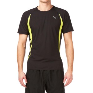 Puma T-Shirts - Puma Sprint T-Shirt - Black Lime