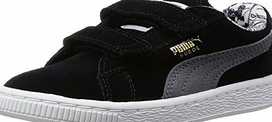 Puma Unisex Baby Suede Batman Inf Walking Shoes, Black (Black/Grey 01), 8.5 Child UK 26 EU