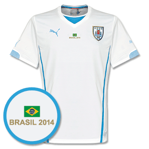 Uruguay Away Shirt 2014 2015 Inc Free Brazil