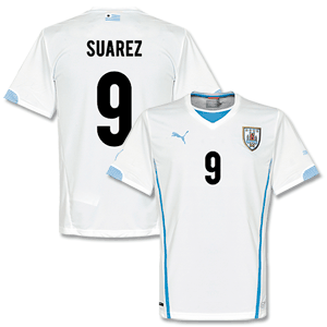 Puma Uruguay Away Shirt Suarez 2014 2015 (Official