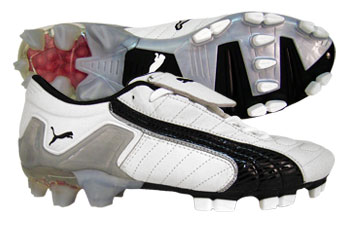 Puma V-Konstrukt II FG Football Boots White/Black