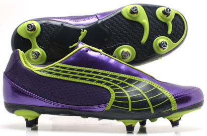 Puma V5-10 SG Football Boots Purple / Ebony