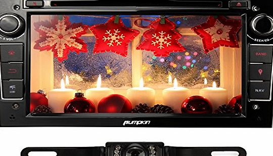 Pumpkin 7 inch Double Din In Dash Car Radio Stereo for for Opel Vauxhall Corsa Vectra Astra Support GPS Navigation DVD Player Bluetooth Car Radio USB SD Reverse Camera Input