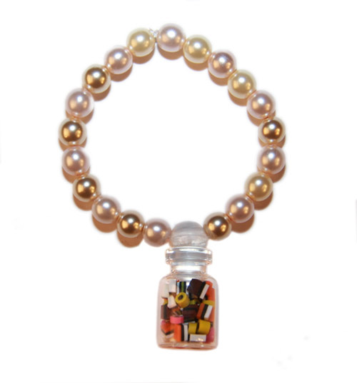 A Jar of Allsorts Pearl Bracelet from Punky