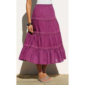pure Cotton Voile Skirt - Length 75 to 77cm