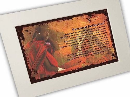Luxury Personalised Keepsake Canvas Card. Inspirational Poem Gift - Personal Reflection. Framed Card amp; Gift in One. Complete with Envelope. Ideal for Birthdays, Christmas amp; Special Occasions. 
