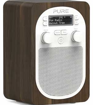 Pure Evoke D2 Walnut Portable DAM/FM Radio
