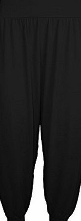 Pure Fashion New Womens Ladies Plain Ali Baba Harem Baggy Full Length Leggings Trousers Pants