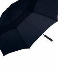 Pure Golf Hurricane 64`` Double Canopy Golf Umbrella - Black