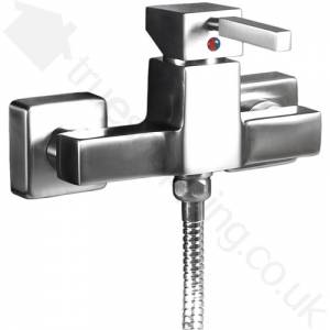 Square Exposed Manual Shower Mixer Valve