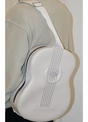 Guitar USB Shoulder Bag (White)