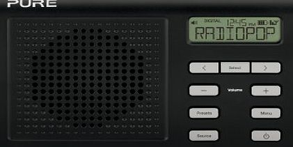 Pure UK Pure One Mi Series 2 Portable DAB Digital and FM radio - Black