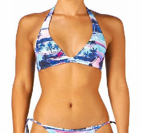 Pureda Womens Pureda Tahiti Hidden Wire Halter Bikini