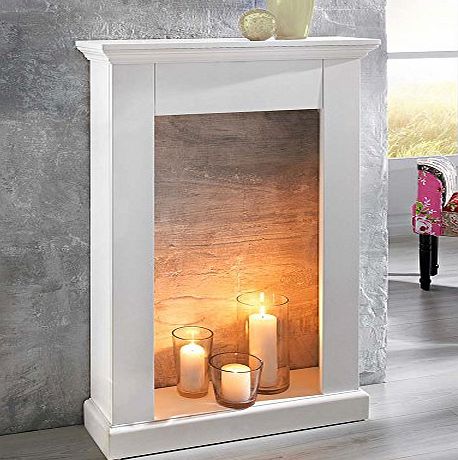PureDay Wooden Fireplace Surround White