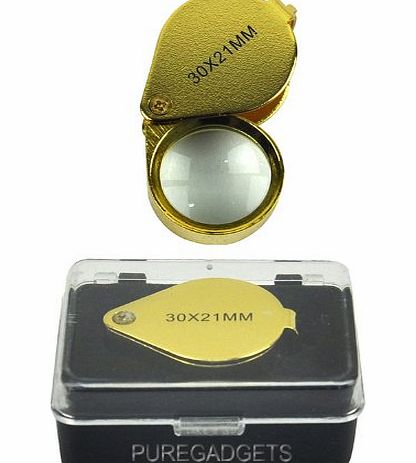 Gold Jewellers Jewellery Loupe Loop Magnifying Glass Eye Lens Lense Watch Repair Tool Loop Hallmark Eye Lense Microscope Mini Pocket Magnifier