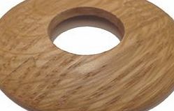 PureThresholds Solid Oak Pipe Collar / Radiator Ring / Pipe Rose (Lacquered)