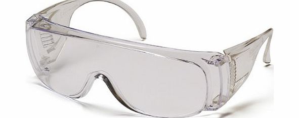 Solo Safety Eyewear, Clear Lens/Frame Combination