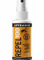 Pyramid Travel Products Repel 100 Deet Insect Repellent - 60ml