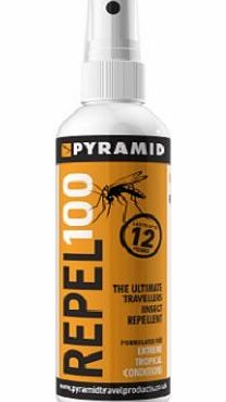 Pyramid Travel Products Repel 100 Insect Repellent Deet Pump Spray 120ml x 3 (triple pack)