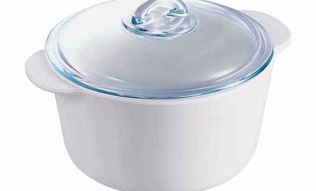 Pyrex Pyroflam Round Casserole Dish - 3 Litres