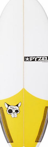 Pyzel Rat Skull Surfboard - Yellow