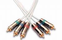 QED Qunex SR-CV1 Component (YUV) Video Cable - Phono to Phono - 1 Metre