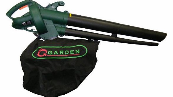 QGarden Q Garden QGBV2500 Leaf Blower Vacuum - Green/ Black