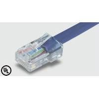 QLTY CAT5E ASSEMBLED UNBOOTED CABLE - 30M - BLUE