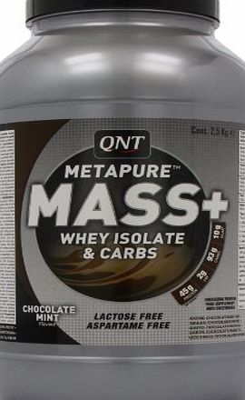 QNT Metapure Mass  2500 g Chocolate Mint Muscle Size and Power Shake Powder