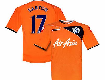 Lotto 2011-12 QPR Away Football Shirt (Barton 17)