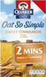 Quaker Oatso Simple Cinnamon (10x33g) Cheapest