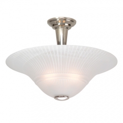 Quality Lighting Cleopatra 52cm Traditional Silver Ceiling Light