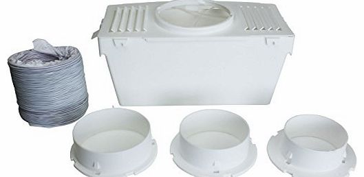 Qualtex Effective Indoor Internal Condenser Vent Hose Kit Compatible with Beko Tumble Dryers