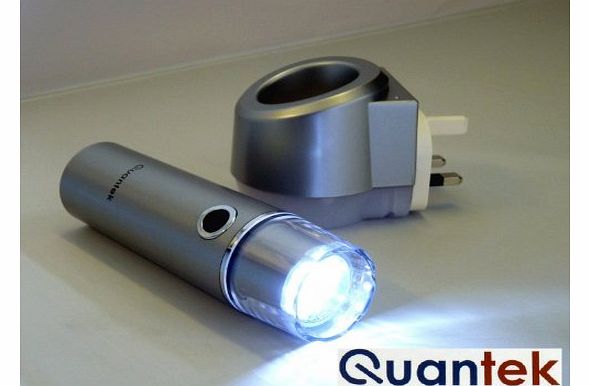 Quantek 3-in-1 Emergency Power Cut Light, Rechargeable Torch 
